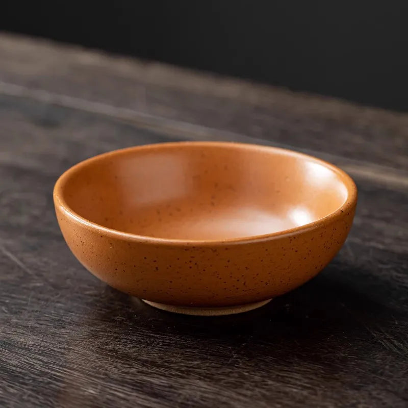 Coarse ceramic bowl