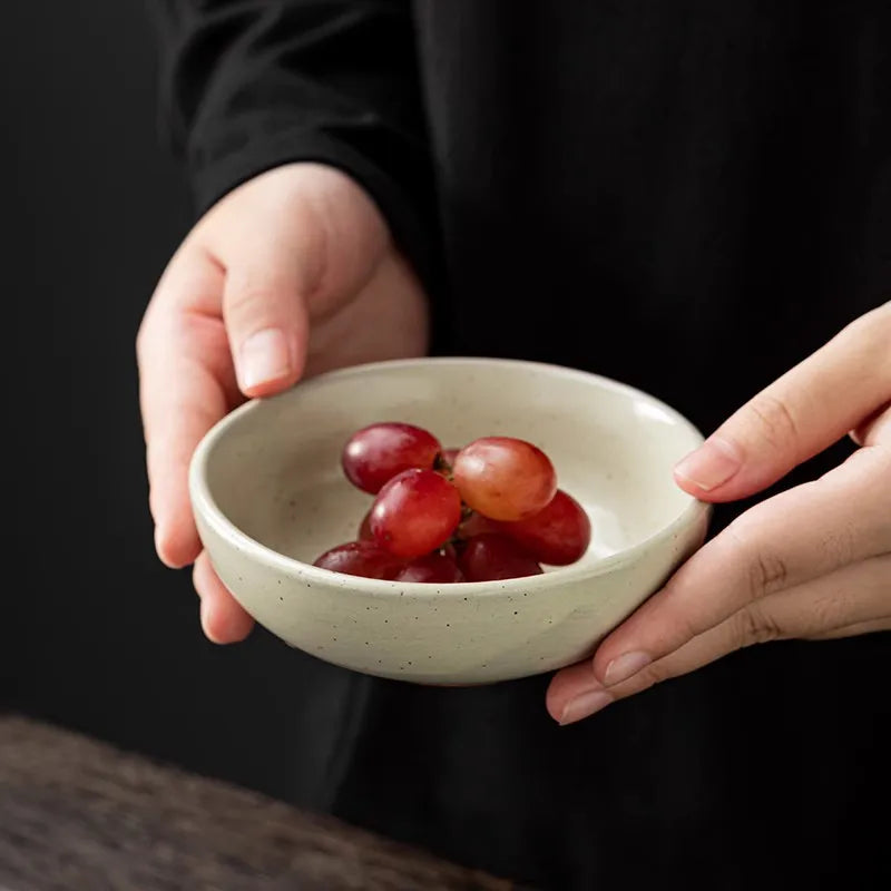 Coarse ceramic bowl