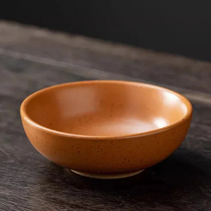 Coarse ceramic bowl